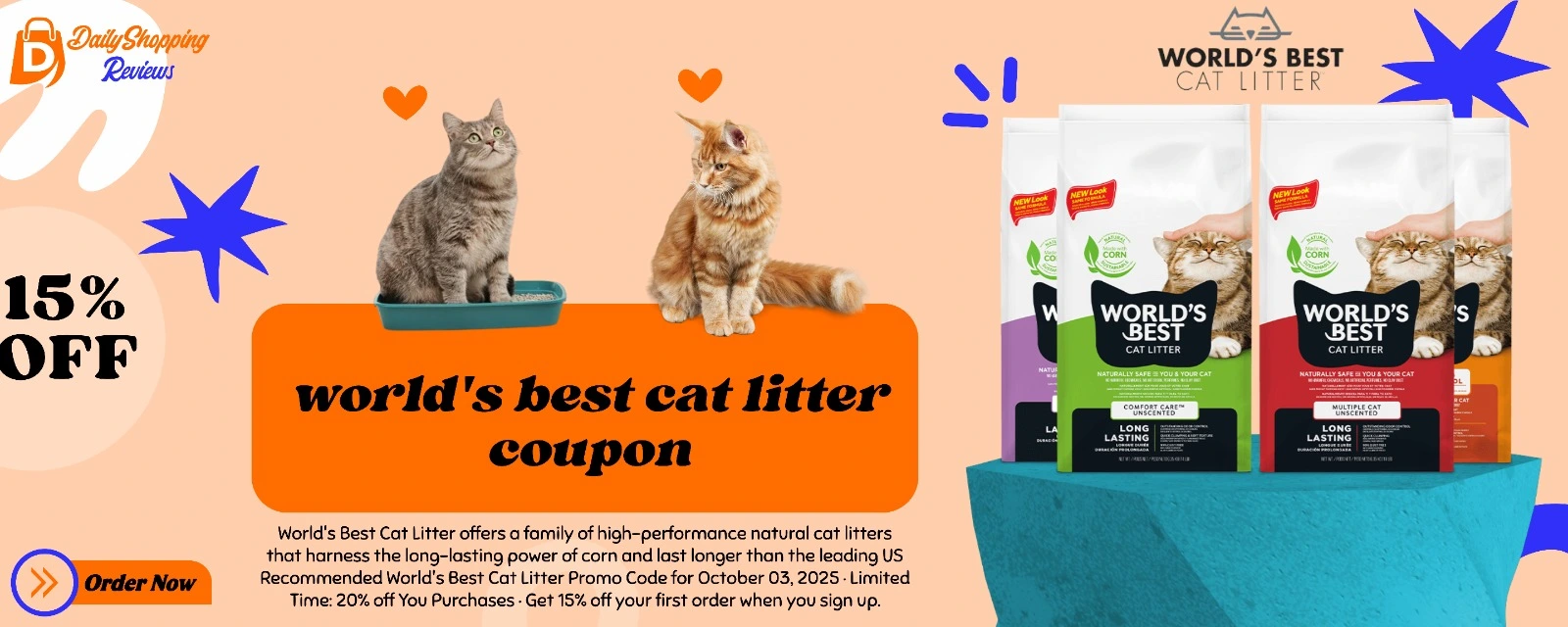 world's best cat litter coupon